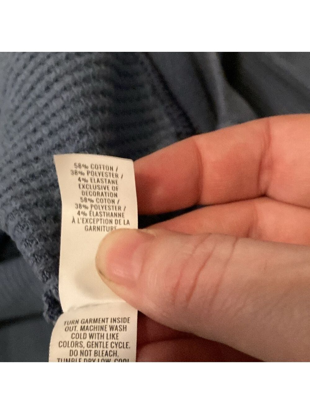 Aerie oversized waffle knit hooded pullover size medium - Picture 5 of 6